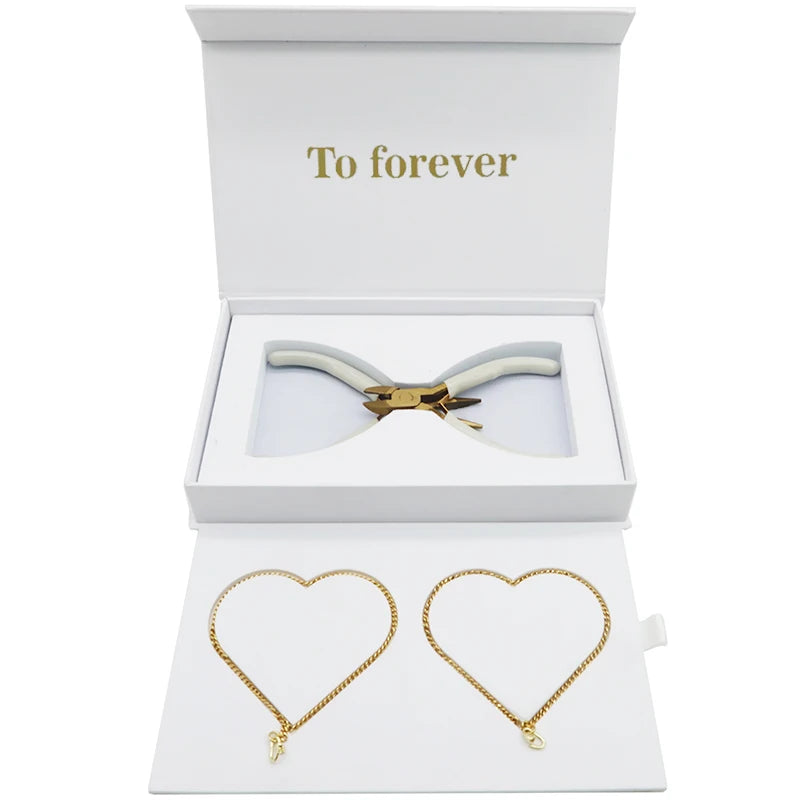 Create Lasting Love with the Permanent Bracelet Kit – DIY 316 Stainless Steel Couple's Bracelet Making Set for Unforgettable Anniversaries and Valentine's Day Gifts