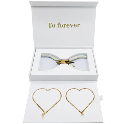 Create Lasting Love with the Permanent Bracelet Kit – DIY 316 Stainless Steel Couple's Bracelet Making Set for Unforgettable Anniversaries and Valentine's Day Gifts