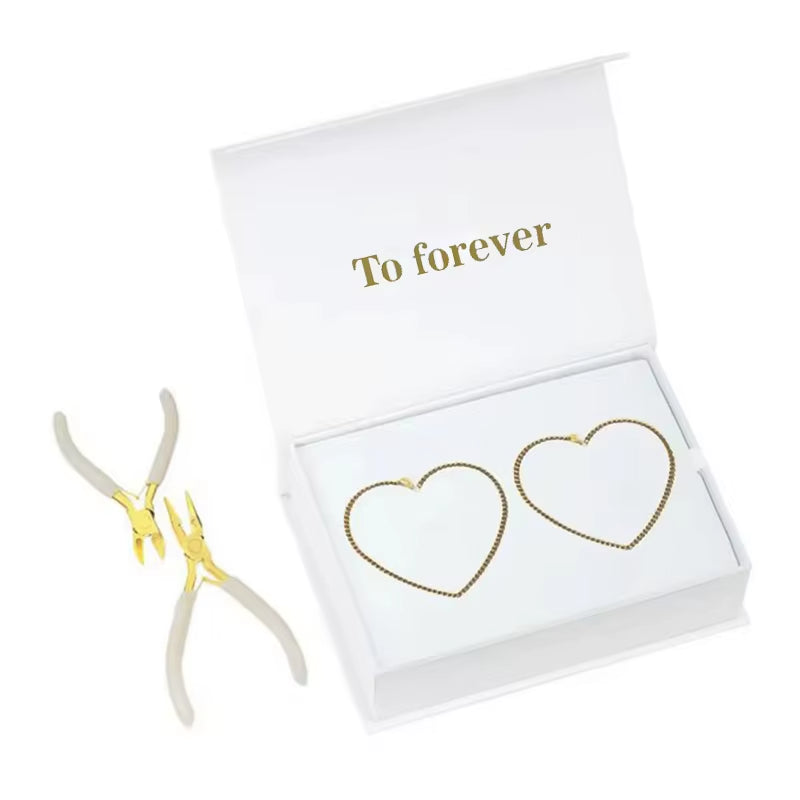 Create Lasting Love with the Permanent Bracelet Kit – DIY 316 Stainless Steel Couple's Bracelet Making Set for Unforgettable Anniversaries and Valentine's Day Gifts